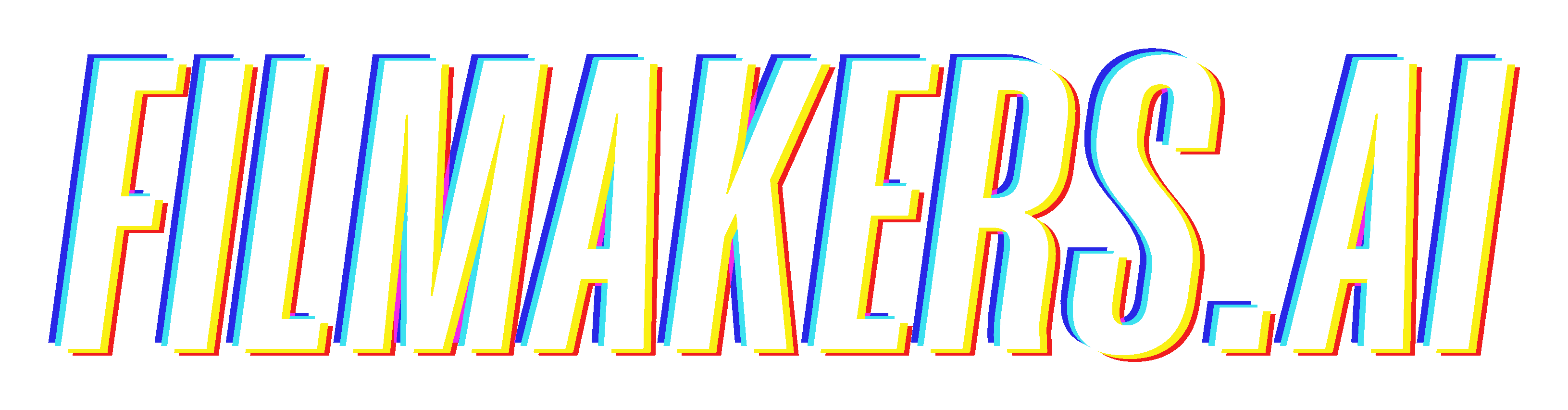 FILMAKERS.AI, light text, transparent
